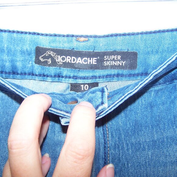 Jordache Super Skinny Jeans Sz 10 - Picture 6 of 8